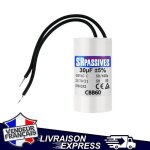 Condensateur moteur  fils cbb60 30f 30uf 450v dmarrage permanent