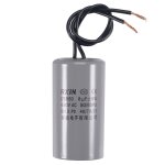 Condensateur sourcing map cbb60 8uf 450v ac 2 fils 50hz / 60hz 66mm x 35mm cylindre condensateur pour ...