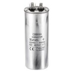 Condensateur vocoste cbb65 50uf 450v ac broches 4 + 2 50 - 60hz polypropylne mtallis aluminium dmarrage ...