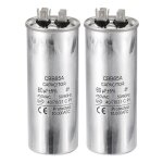 Condensateur vocoste cbb65 60uf 450v ac broches 4 + 2 50 - 60hz polypropylène métallisé aluminium démarrage ... Condensateur vocoste cbb65 60uf 450v ac broches 4 + 2 50 - 60hz polypropylène métallisé aluminium démarrage ...