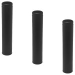 Conduit double paroi isolé - mon mobilier design - tdpi1000 - 100 cm - noir - polycombustible Conduit double paroi isolé - mon mobilier design - tdpi1000 - 100 cm - noir - polycombustible