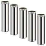 Conduit double paroi isolé - mon mobilier design - tdpi1000 - inox - 100 cm - Ø80 mm Conduit double paroi isolé - mon mobilier design - tdpi1000 - inox - 100 cm - Ø80 mm