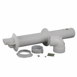 Conduit de fum�e pour chaudi�re ventouse - ubbink - kit ventouse - gaz naturel - blanc