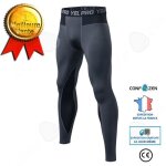 Confo collants pro pour hommes - gris - fitness - pantalon dentranement de plein air  haute lasticit ...