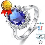 Confo® lcc® bague argent saphir bleu émeraude femme fiançailles bague princesse kate middleton mariage ... Confo® lcc® bague argent saphir bleu émeraude femme fiançailles bague princesse kate middleton mariage ...