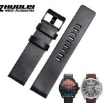 Connecteur de bracelet black black - 28mm - - bracelet en cuir de vache pour montre diesel dz7312 - dz4323 ... Connecteur de bracelet black black - 28mm - - bracelet en cuir de vache pour montre diesel dz7312 - dz4323 ...
