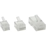 Connecteur modulaire - inline� - rj11 - 6p4c - 10 pi�ces - pour c�ble rond