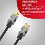 Connectique audio / vidéo monster cable cable hdmi m1000 uhd 4k hdr 22. 5gbps 1. 5m Connectique audio / vidéo monster cable cable hdmi m1000 uhd 4k hdr 22. 5gbps 1. 5m