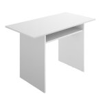 Console extensible en bois mélaminé coloris blanc - longueur 110. 6 x profondeur 33 - 66. 2 x hauteur ... Console extensible en bois mélaminé coloris blanc - longueur 110. 6 x profondeur 33 - 66. 2 x hauteur ...