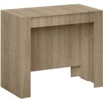Console extensible coloris chne canadien - dim : 90 x 78 x 50 - 235 cm