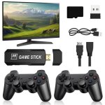 Console de jeu vidéo rétro game stick 4k gd10 128 go avec 40 + émulateurs et 40000 + jeux intégrés Console de jeu vidéo rétro game stick 4k gd10 128 go avec 40 + émulateurs et 40000 + jeux intégrés