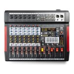 Console de mixage - power dynamics - pdm - t804 - 8 canaux - 380 effets spciaux - 4 boutons mmoire