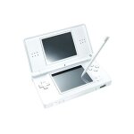 Console portable - nintendo - ds lite - blanche - 1 jeu inclus - pochette de protection