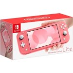 Console portable - nintendo - switch lite - corail - 32 go - chargeur us dorigine