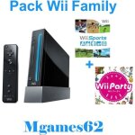 Console nintendo wii noire - pack family - wii sports et wii party inclus