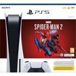 Console de salon - playstation 5 - �dition standard - 825 go - couleur blanc - marvels spider - man 2 ...