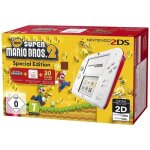 Console portable - nintendo 2ds - rouge / blanc - licence mario - nouveau super mario 2 pr� - install� ...