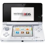 Console portable - nintendo - 3ds - blanc arctique - bundle - 1 jeu ds inclus