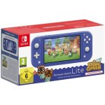 Console portable nintendo switch lite ? bleu + animal crossing: new horizons (t�l�chargement)