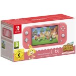 Console portable nintendo switch lite ? corail + animal crossing: new horizons (t�l�chargement)