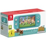 Console portable nintendo switch lite ? turquoise + animal crossing: new horizons (t�l�chargement)