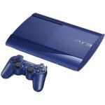 Console ps3 500 go slim bleu - sony - dualshock 3 - jeux en hd blu - ray psn internet tv photos vid�os ...
