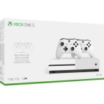 Console de salon - microsoft - xbox one s - 1to - 2 manettes - couleur: blanc