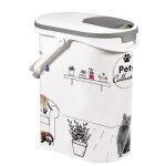 Conteneur  croquettes curver - 10l / 4 kg - pets collection - pour chat