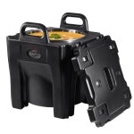 Conteneur isotherme - vevor - 30 l noir bo�te de transport - pour garder au chaud ou froid traiteur restaurati ...