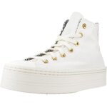 Baskets converse chuck taylor all star modern lift hi - blanc - lacets - adulte - plat