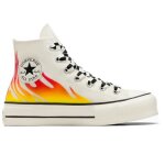Converse chuck taylor all star platform flame chaussures pour femme blanc a07892c