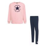 Survtement fille - converse - crewneck legging - rose - multisport - respirant