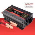 Convertisseur 12v 220v 2000w convertisseur de tension onduleur avec écran lcd Convertisseur 12v 220v 2000w convertisseur de tension onduleur avec écran lcd