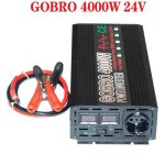 Convertisseur gobro 4000w 24v � 220v onde pur sinus lcd