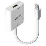 Convertisseur mini displayport vers hdmi - lindy - blanc - full hd 1920x1200 - connecteur dvi - pc / ...
