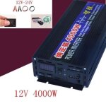 Convertisseur onde pur sinus 12v � 220 - 230v - onduleur 4000w pc183