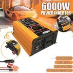 Convertisseur de puissance - qingque - 6000w - dc 12v à ac 220v - affichage lcd - 2 ports usb Convertisseur de puissance - qingque - 6000w - dc 12v à ac 220v - affichage lcd - 2 ports usb