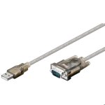Convertisseur usb serial rs 232 - goobay - 1. 5m - usb 2. 0 - d - sub 9 broches - connectivit� fiable ...