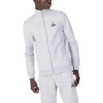 Pull molleton homme - le coq sportif - gris - coton - manches longues - col montant