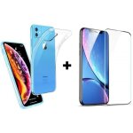 Coque pour apple iphone 11 (taille 6. 1) avec verre tremp� 4d protection ecran vitre film couverture ...