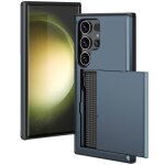 Coque arri�re avec porte - cartes samsung galaxy s24 ultra bleu fonc� imoshion