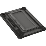 Coque arrière renforcée - samsung - galaxy tab s9 - noir - résistance militaire - fonction stand Coque arrière renforcée - samsung - galaxy tab s9 - noir - résistance militaire - fonction stand