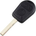 Coque cl� pour bmw e31 e32 e34 e36 e38 e39 e46 z3 z4 x5 x3 - 3 boutons - plip t�l�commande avec lame ...