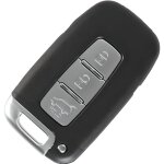 Coque cl� pour hyundai ix20 ix35 elantra veloster kia picanto rio venga - 3 boutons - plip t�l�commande ...