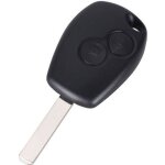 Coque cl� pour renault clio 3 kangoo master modus trafic twingo wind - plip cl� t�l�commande 2 boutons ...