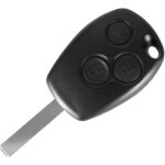 Coque cl� pour renault clio kangoo modus twingo trafic master - 3 boutons - plip t�l�commande phonillico� ...