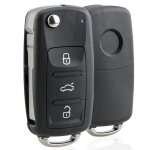 Coque de cl� t�l�commande � 3 bouton pour volkswagen polo sharan tiguan touran up jetta golf mk6 golf ...