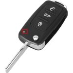 Coque cl� pour vw polo 5 golf 5 passat jetta scirocco touran sharan tiguan skoda fabia seat ibiza leon ...