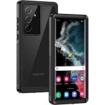 Coque �tanche samsung galaxy s22 ultra [ip68 �tanche et antichoc] 360 protection waterproof etui antipoussi�re ...