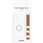 Coque - samsung - galaxy s24 - transparent - support amovible - souple